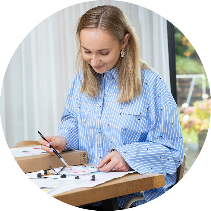 Adora creare prodotti belli ed estetici.