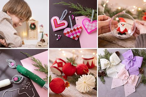 Foto collage: universo natalizio