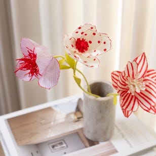 Fiori in carta crespa