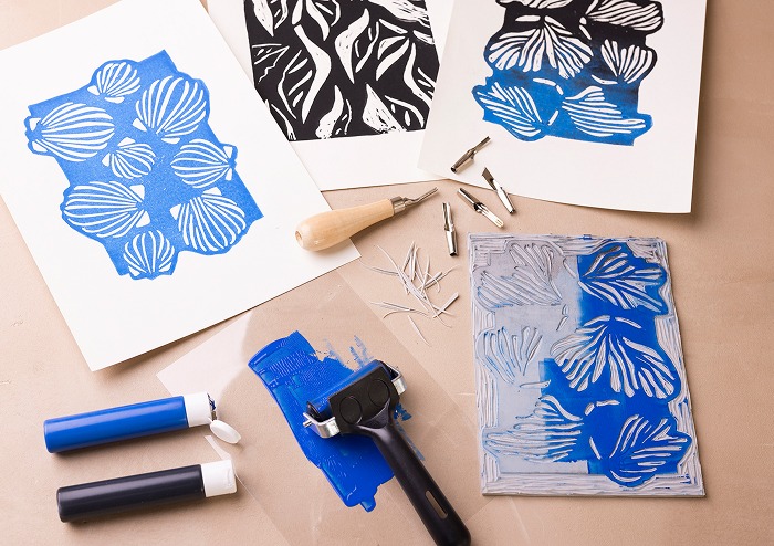 Printing on lenolium