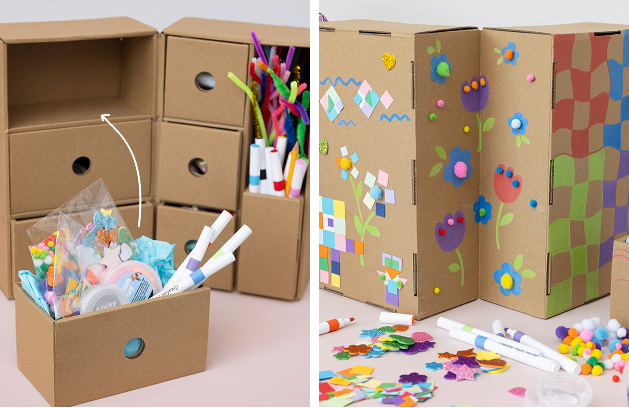 Craft station drawer - displayed content