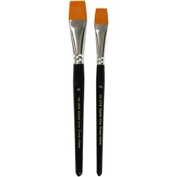 Pennelli Gold Line, dim. 16+20, L: 19-20 cm, L: 17-24 mm, piatto, 2 pz/ 1 conf.