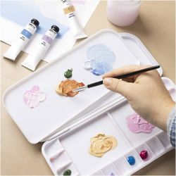 Tavolozza con coperchio