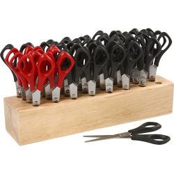 Forbici per la Scuola con Rastrelliera