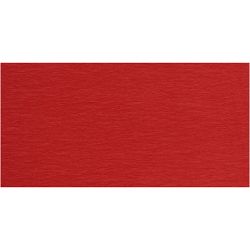 Carta Crespa, foglio 50x250 cm, rosso, 10 rot./ 1 conf.