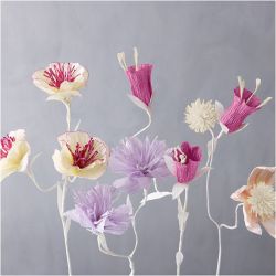 Carta Crespa, foglio 25x60 cm, Proporzione: 180%, 105 g, armonia viola/rosa, 8 fgl./ 1 conf.