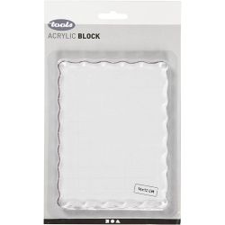 Blocco Acrilico, misura 16x12 cm, spess. 1 cm, 1 pz