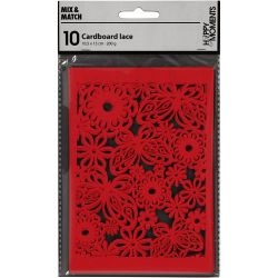 Cartoncino con motivo a pizzo