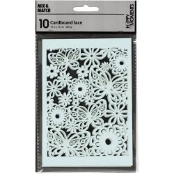 Cartoncino con motivo a pizzo