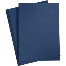 Biglietto, A4, foglio 210x297 mm, 220 g, blu, 10 pz/ 1 conf.