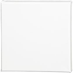 Tela, P: 1.6 cm, misura 20x20 cm, 360 g, bianco, 1 pz