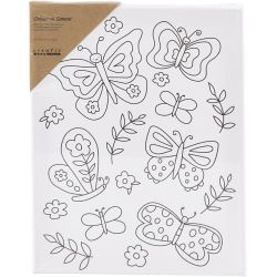 Tela da pittura con stampa