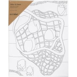 Tela da pittura con stampa