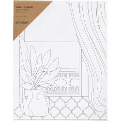 Tela da pittura con stampa