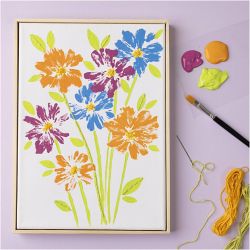 Tela tesata con cornice