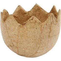 Guscio d'uovo, H: 4 cm, diam 5 cm, 1 pz