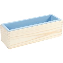 Stampo in silicone, H: 8 cm, L: 27,5 cm, L: 8,6 cm, 1500 ml, 1 pz