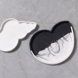 Stampo in silicone, Conchiglia, H: 0,6 cm, L: 12 cm, L: 8-9 cm, 2 pz/ 1 conf.