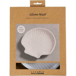 Stampo in silicone, Guscio di cozza, H: 2,5 cm, L: 14,5 cm, L: 14 cm, 1 pz