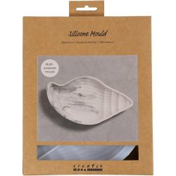Stampo in silicone, Conchiglia , H: 2 cm, L: 20 cm, L: 11 cm, 1 pz