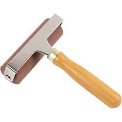 Rullo per gomma/linoleum, L: 9,80 cm, diam 3 cm, 1 pz
