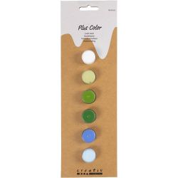 Vernice per Bricolage Plus Color, armonia blu/verde, 6x5 ml/ 1 conf.