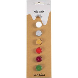 Vernice per Bricolage Plus Color, colori natalizi, 6x5 ml/ 1 conf.