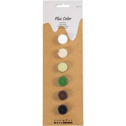 Vernice per Bricolage Plus Color, natural, 6x5 ml/ 1 conf.