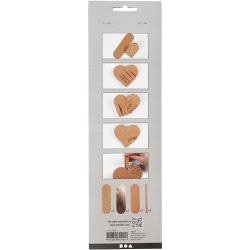 Cuori di carta in finta pelle