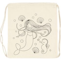 Borsa con chiusura a cordoncino