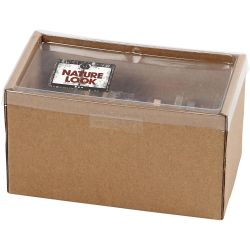 Fette di legno con foro