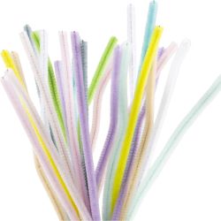 Ciniglia, L: 30 cm, spess. 6 mm, colori pastello, 25 asst./ 1 conf.