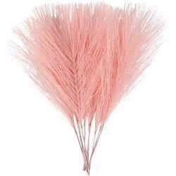 Piume artificiali, L: 15 cm, L: 8 cm, rosso chiaro, 10 pz/ 1 conf.