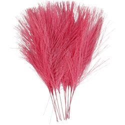 Piume artificiali, L: 15 cm, L: 8 cm, rosa, 10 pz/ 1 conf.