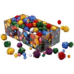 Pom-pom glitter