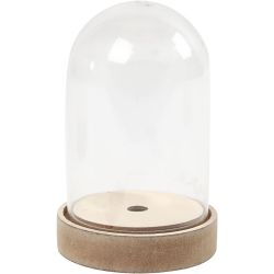Campana su supporto in legno