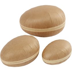 Uova a due pezzi, L: 12+15+18 cm, 3 pz/ 1 conf.