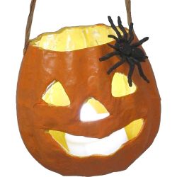 Cestino a forma di testa di zucca