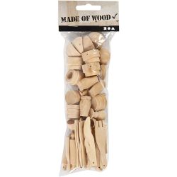 Mini attrezzi da cucina in legno