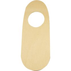 Cartello porta con buco