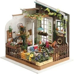 Stanza in miniatura fatta a mano