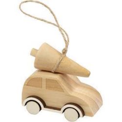 Auto con albero di Natale