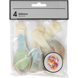 Palloncini con confetti