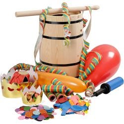 Barile di Carnevale con accessori