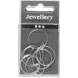 Orecchini a cerchio da decorare