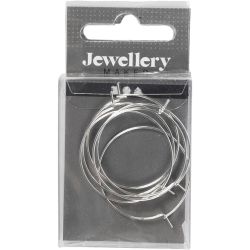 Orecchini a cerchio da decorare