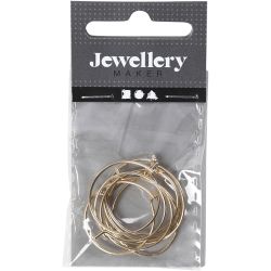 Orecchini a cerchio da decorare