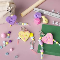 Perline di plastica , diam 5-35 mm, misura buco 1-8 mm, ca. 900 pz, colori asst., 700 ml/ 1 vasch.