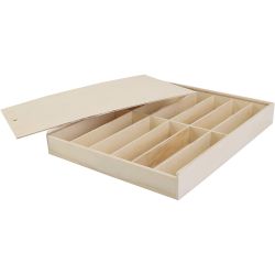 Contenitore in legno con coperchio