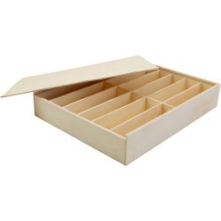 Contenitore in legno con coperchio
